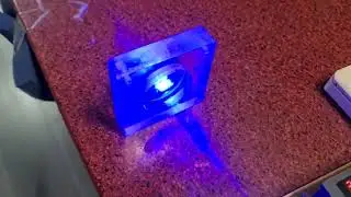 Laser diode focusing for long distance.