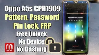 Oppo A5s CPH1909 Pattern Unlock, Password Without Device