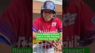 Gustavo Talmare, a 14-year-old baseball prospect at one of the Dominican Republic's top academies,