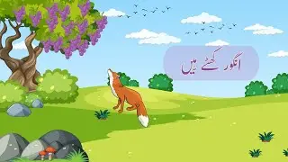 The Fox and Grapes | Kids stories | Urdu Story | انگور کھٹے ہیں | Kids Videos