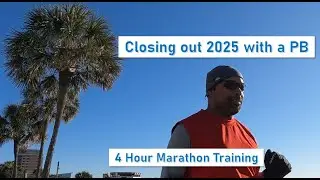 4 hour Marathon Training Vlog - Finishing out 2025 with a PB