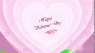 Green screen-happy valentine's day effect