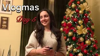 Vlogmas day 5🎄 hosting a dinner & celebrating new year 🥂