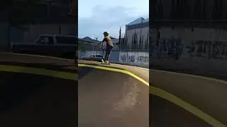 Tailwhip with scooter #satisfying #scooter #shorts