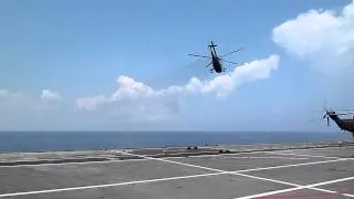 Sea King Mk4 on HMS OCEAN