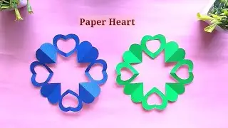 How To Make Paper Heart Cutting ।Easy। DIY