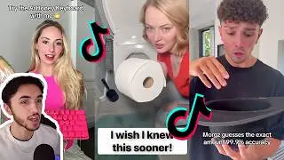 *1 hour* Louisayy Funny TikTok React Moments Pt. 19 | She tries the most random ideas!