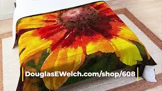 NEW DESIGN: Rudbeckia Flowers in Watercolor Products from Douglas E. Welch Design and Photography
