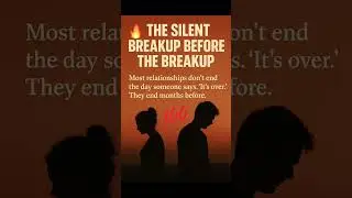 Breakups don&rsquo;t start with &lsquo;It&rsquo;s over.&rsquo; #RealTalk #BreakupSigns