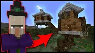 Bygger Häxhus i Minecraft Med Ufosxm 🕷🏠