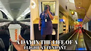 DAY IN THE LIFE OF A FLIGHT ATTENDANT | FLIGHT ATTENDANT VLOG | COMMUTING AS A FLIGHT ATTENDANT