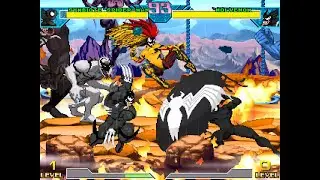 Symbiote Spiderman vs Wolvenom
