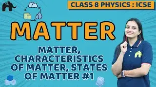 Matter Class 8 ICSE Physics | Selina Chapter 1 | Matter, Characteristics, States of Matter #1