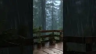 Rainy Night in a Cozy Cabin Bedroom | Sleep & Relaxation Ambience  #cozynights #relax #rainsounds