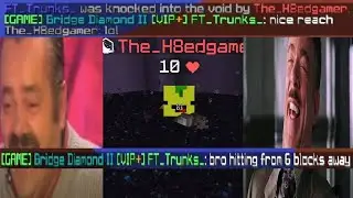 A Toxic Player HACKUSATED ME After I Locked in - Minecraft Hypixel Bridge Duels -