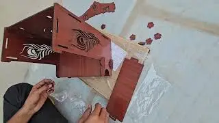 Beautiful DIY Wooden MDF Mandir Unboxing & Setup | Home Temple Assembly​ | Easy Installation Guide