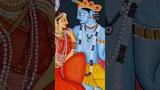 Radha Krishna Pichwai Painting | Wall frame ideas #youtubeshorts #trendingshorts #shorts