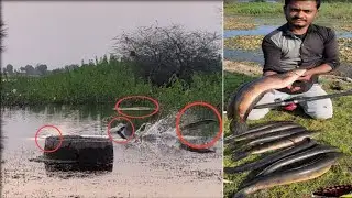 ऐसा मोका बार बार नही मिलता बस फेको और निकालो 😱Snakehead Continue Attack And Catch😱