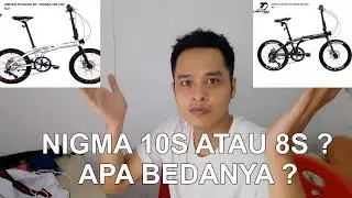 PERBEDAAN SEPEDA LIPAT UNITED NIGMA 10S DAN 8S - REKOMENDASI