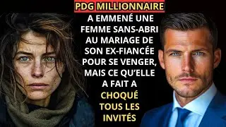 un MILLIONNAIRE a emmené une SANS-ABRI au MARIAGE de son EX, mais elle a CHOQUÉ tout le monde