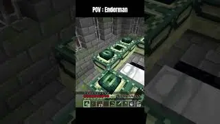 Enderman Origin Story Minecraft #pov #enderman #origin #story #minecraftshorts