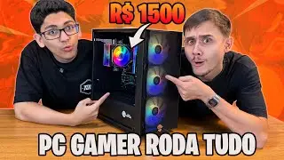 Montamos PC GAMER BARATO de 1500 REAIS p/ RODAR VARIOS JOGOS