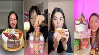 Review of a Viral Dessert on TikTok: It Looks Beautiful | Tastes Soft and Sweet 😊