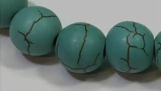 Blue Howlite turquoise stretchy bracelet