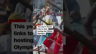 Venice Carnival canal parade opens with Olympic theme