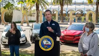Governor Newsom announces ban on new gas-powered passenger cars and trucks in California by 2035