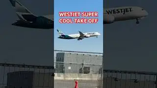 WESTJET TAKE OFF AT TORONTO PEARSON AIRPORT #canada #aviation #pearsonairport #planespotting #yyz