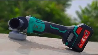 DCA Cordless Angle Grinder || How To Cordless Angle Grinder Machine unboxing and testing in India