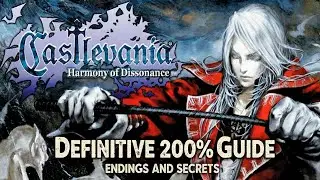 Castlevania Harmony of Dissonance Definitive 200% Guide - Part 3 #castlevania #metroidvania #gba