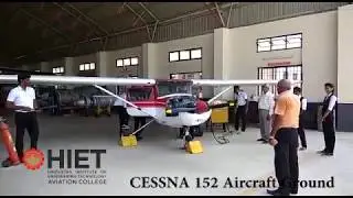 Cessna 152 At HIET Aviation College,Chennai