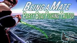 Being a Mate on a Party Boat Tautog Fishing near Block Island and Newport RI