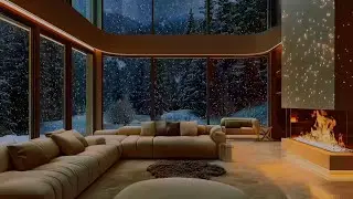 COZY FIREPLACE JAZZ | Gentle Lounge for Quiet Evenings