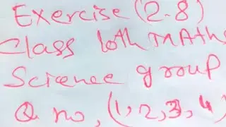Exercise 2.8 class 10th Maths science group question no 1,2,3,4@siaqajabeen8830 