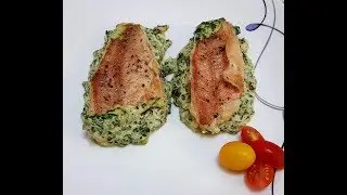 Fileti crvenog bodečnjaka u umaku od &scaron;pinata - Fillets of Black Belly Rosefish in the Spinach Sauce