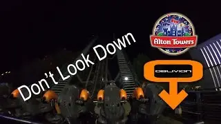 Oblivion : Alton Towers POV 4K In The Dark