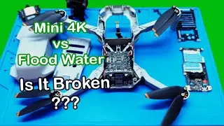DJI Mini 4K Water Damage  - Can I Fix It (English sub)