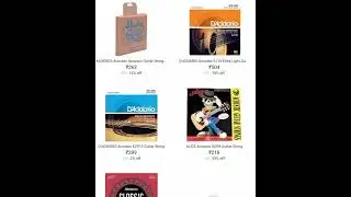Daddario Acoustic Strings