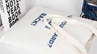 Cotton Canvas Tote Bag Shopping Tote