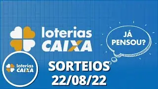 Loterias CAIXA: Quina, Super Sete, Lotofácil e mais 22/08/2022