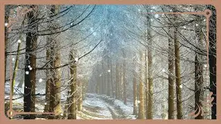 TV SCREEN RELAX ART TV WINTER LANDSCPE SNOWY SCENE#winter #tv #relaxing