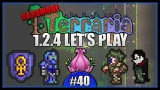 Ankh Shield! Shroomite Armour! Surprise Eclipse! || Let's Play Terraria 1.2.4 [Episode 40]