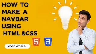 Creating a Stylish Navbar with HTML and CSS - Web Development Tutorial