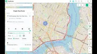 How to Simulate GPS Movement with Single-Stop Mode