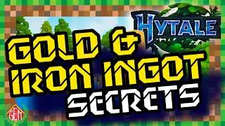 Секреты добычи золота и железа в Hytale! Изготовление золотых блоков!