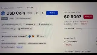 USDC Depegged Urget Update By Waqar Zaka, BTC Next Move Price Prediction