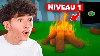J&rsquo;ai Tent&eacute; de SURVIVRE sur 99 Nuits sans AM&Eacute;LIORER le Feu de Camp.. (Roblox)